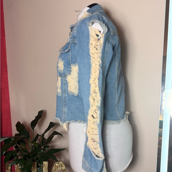 Distressed Denim Jacket - Picture 4 of 4